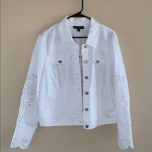 White denim jacket.